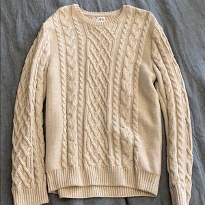 Zara Cable Knit Sweater